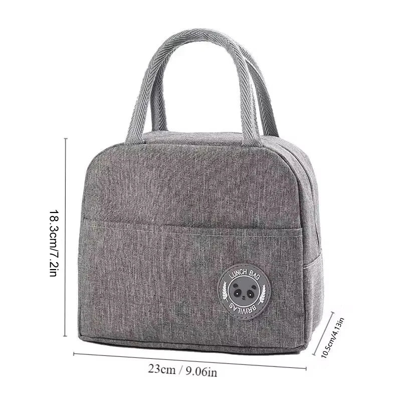Isolierte Lunchtasche, Bento-Box, Aluminiumfolien-Reisbeutel, Mahlzeitenpackung, Kühlakku, Bento-Tasche für Schüler, Lunchtasche, Isolierung 