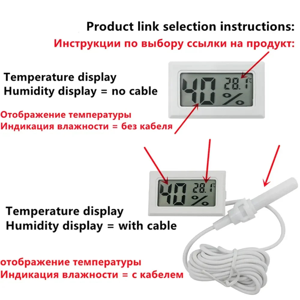 Thermometer Hygrometer Reptilien Haustier Inkubation Zucht Schildkröte Gecko Einsiedlerkrebs Elektronisches Thermometer Hochpräzisions-Papageien 