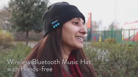 Ever-Warm Smart-Sync Beanie: European & American Style Wireless Bluetooth Headset Hat